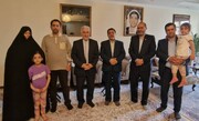 رئیس سازمان زندان‌ها با خانواده شهید پورجعفری دیدار کرد