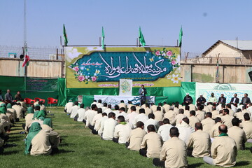 برگزاری جشن غدیر خم در اردوگاه حرفه آموزی و کاردرمانی زنجان 
