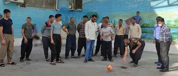 برگزاری مسابقات بومی محلی در زندان شهرستان شهرضا