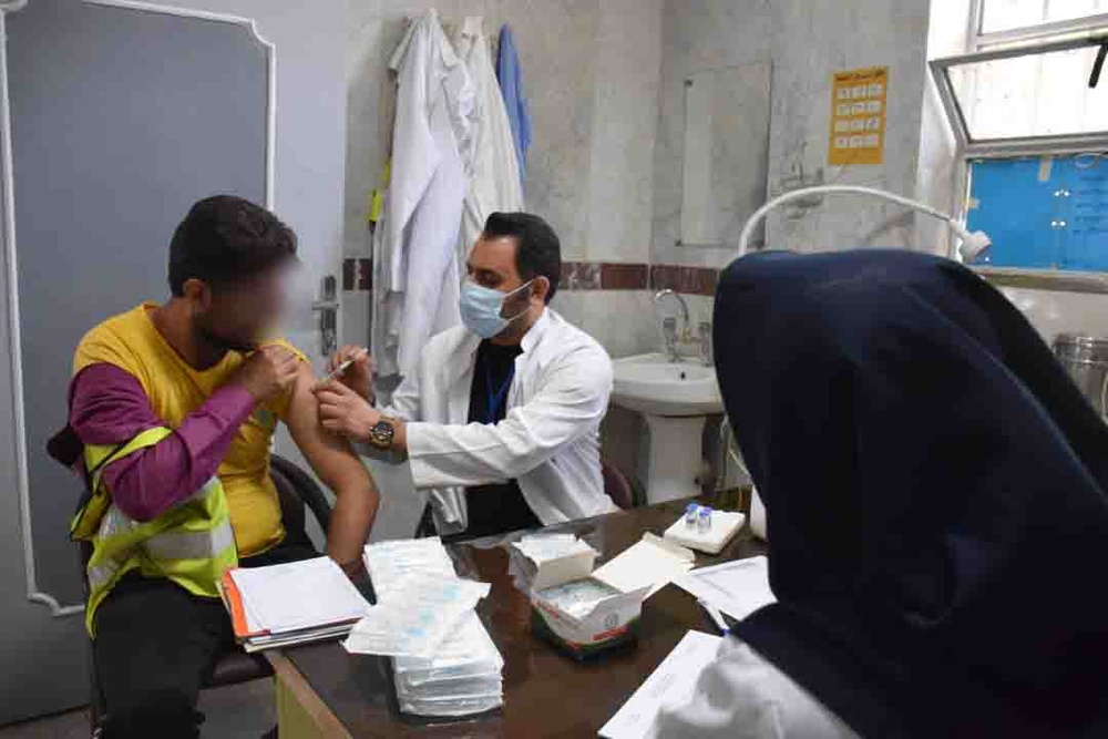 تزریق دز سوم و چهارم واکسن کرونا در ندامتگاه فردیس