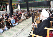 کارشناس مذهبی برنامه سمت خدا در مراسم سوگواری حضرت اباعبدالله الحسین علیه السلام زندان زابل:دنیا برای مومن زندان است