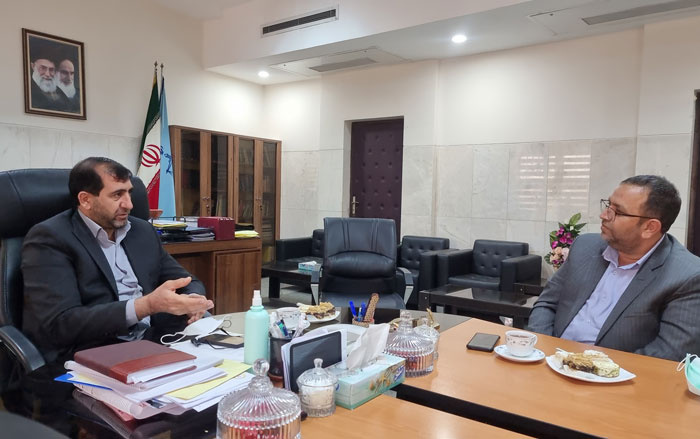 دیدار مدیرکل زندانهای خوزستان با دادستان عمومی و انقلاب مرکز استان