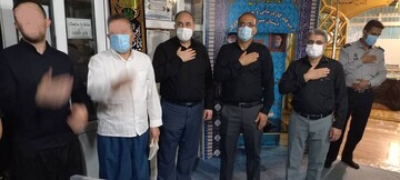 حضور مدیر کل زندانهای استان مرکزی در مراسم عزاداری زندانیان