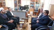 نشست رئیس اداره زندان مرکزی بوشهر با رئیس دادگاههای عمومی و انقلاب بوشهر