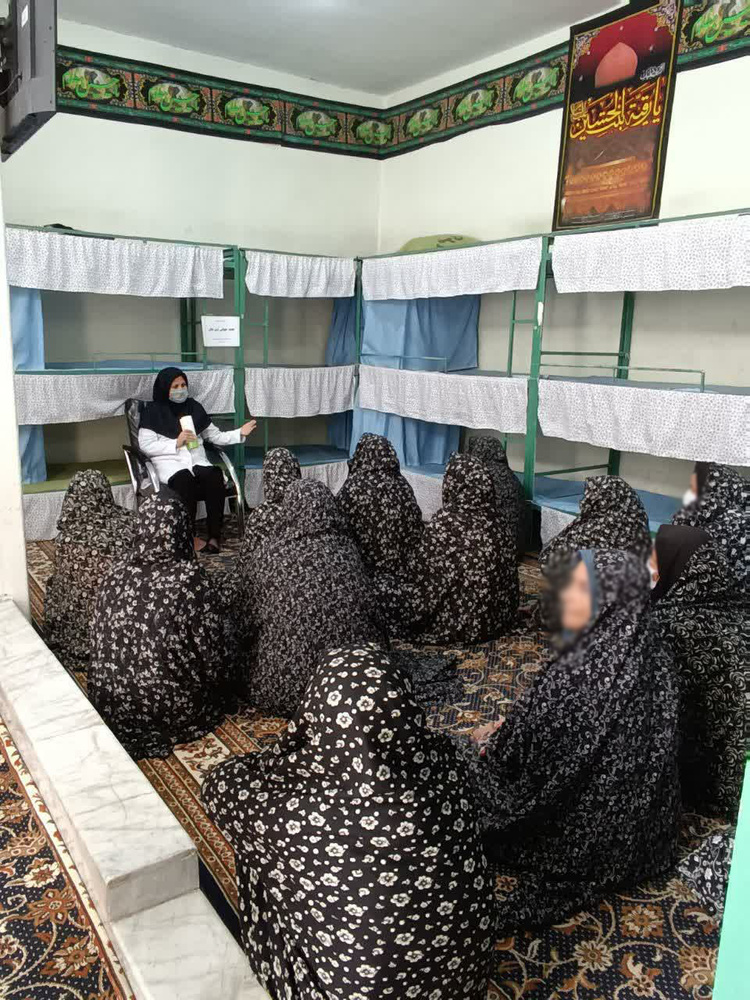 برگزاری کارگاه آموزشی در هفته جهانی شیر مادر در اندرزگاه نسوان زندان نیشابور 