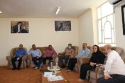 جلسه هم اندیشی توسعه اشتغال وحرفه آموزی در اردوگاه حرفه آموزی وکاردرمانی استان بوشهر