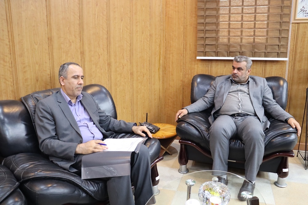 دیدار سرپرست اداره کل زندان های استان با رئیس سازمان برنامه وبودجه استان بوشهر
