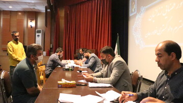 جلسه رسیدگی به امور قضایی زندانیان در زندان مرکزی اصفهان