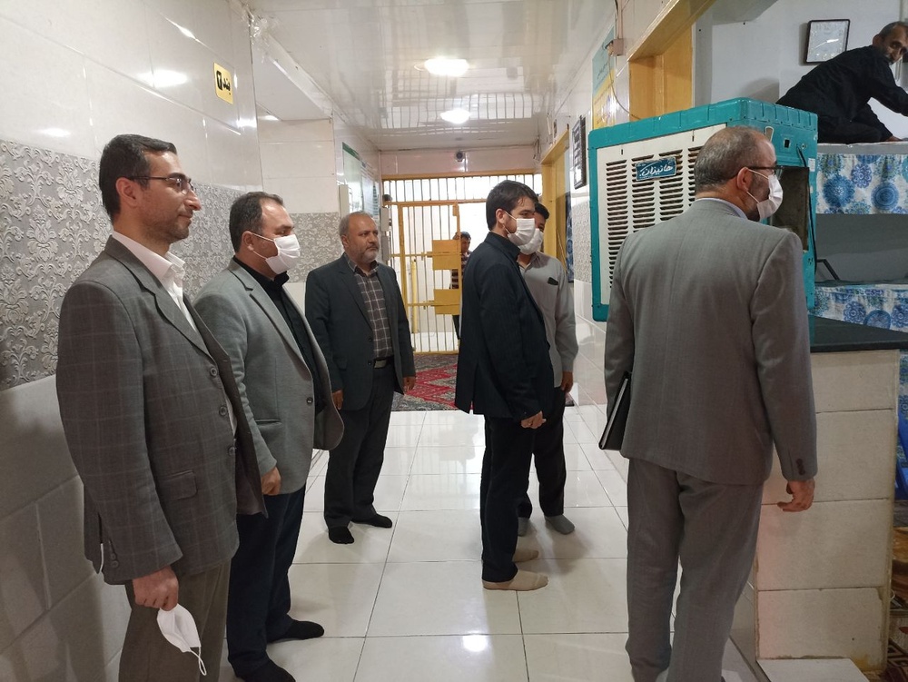  بازدید معاون قضایی رئیس کل دادگستری آذربایجان غربی  از زندان مهاباد