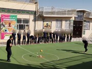 برگزاری مسابقات بازی های بومی محلی به مناسبت هفته دولت در کانون اصلاح و تربیت یزد
