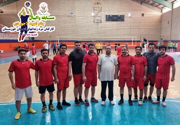 مسابقات والیبال کارکنان مرد زندانهای خوزستان