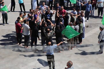 مراسم اربعین حسینی در زندان مرکزی قزوین 