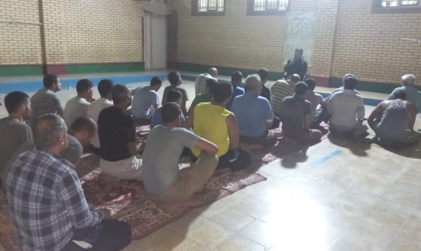 مراسم اربعین سرور و سالار شهیدان در زندان نائین