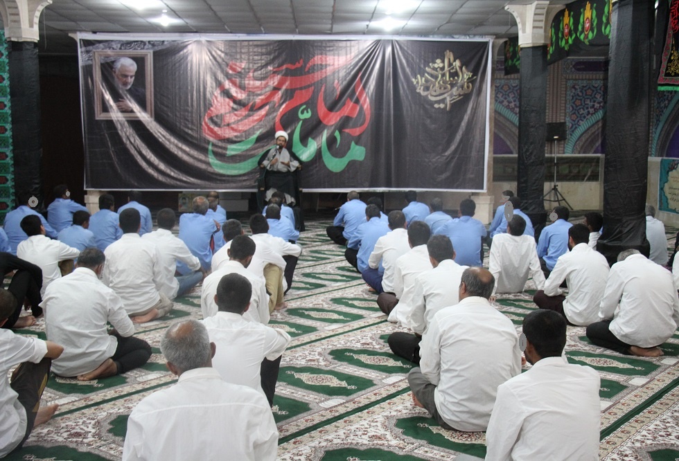 برگزاری مراسم شهادت حضرت امام رضا(ع) در زندان مرکزی بوشهر
