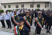 مراسم صبحگاه یگان حفاظت زندان گرگان با حضور مدیرکل زندان‌های گلستان برگزار شد