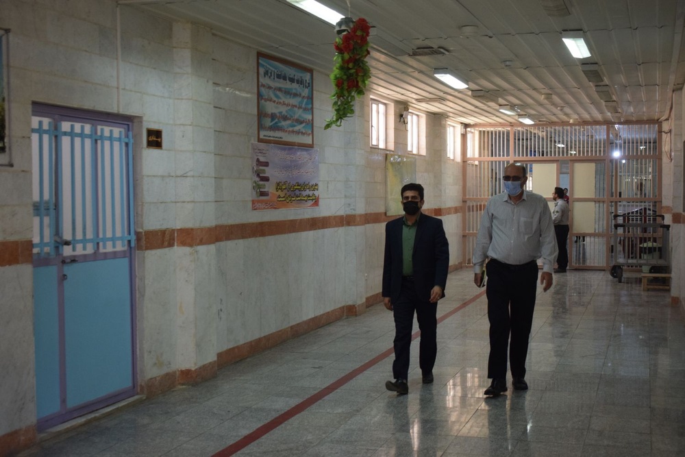 بازدید رئیس دادگستری خوروبیابانک از زندان نائین
