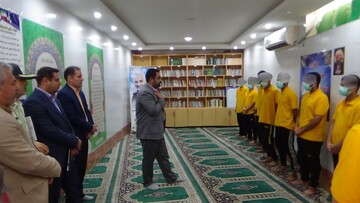 بازدید معاون توسعه مدیریت و منابع انسانی زندان‌های بوشهر از کانون اصلاح وتربیت
