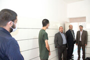 بازدید مدیرکل زندانهای استان ازمحل اسکان بازداشت شدگان اغتشاشات اخیرزاهدان