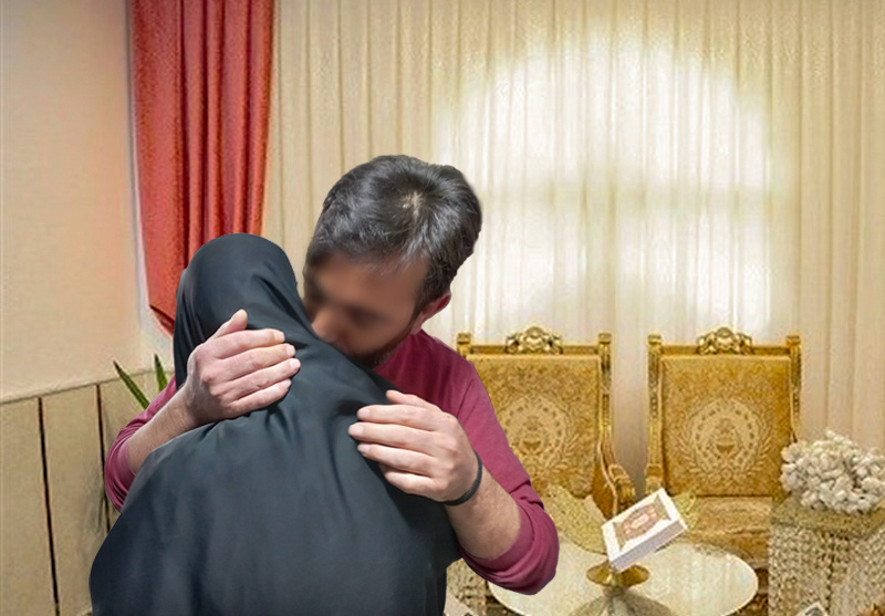 شروع زندگی مشترک با دعای خیر پدر در زندان 