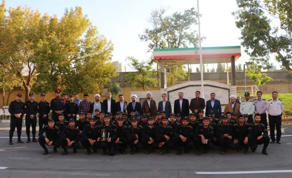 تجلیل از سربازان وظیفه زندان مرکزی تبریز