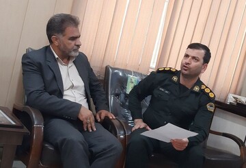 بازدید سرزده فرمانده یگان حفاظت اداره کل زندان های استان از زندان لنجان 