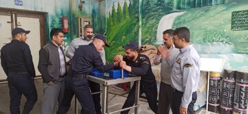 برگزاری مسابقات مچ‌اندازی در بازداشتگاه اشنویه ویژه هفته تربیت‌بدنی