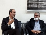 دیدار مسئول  دفتر حقوقی و قضایی ایثارگران دادگستری اصفهان با مدیرکل زندان‌های استان