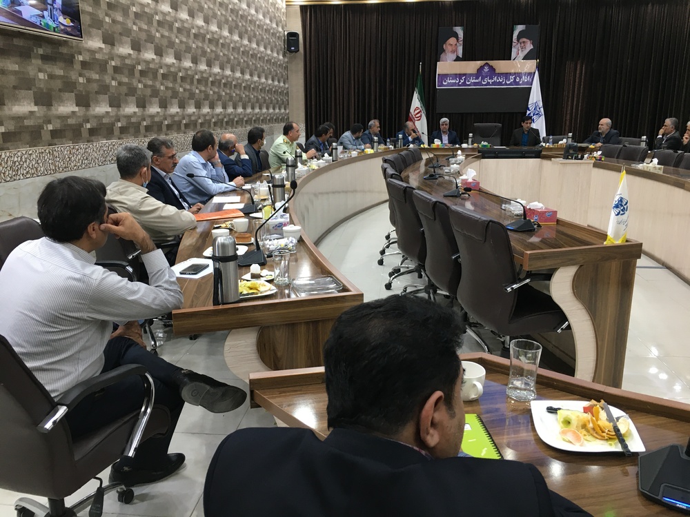برگزاری شورای اداری زندان‌های کردستان با حضور مدیرکل بازرسی سازمان 