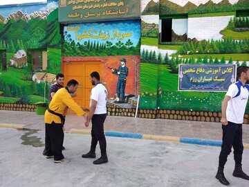 برگزاری دوره آموزشی دفاع شخصی ویژه سربازان وظیفه زندان دشتستان