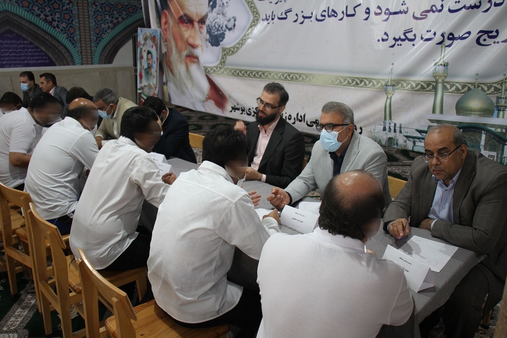 حضور قضات دادسرای عمومی و انقلاب بوشهر در زندان مرکزی