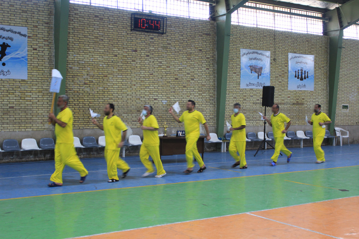 برگزاری ششمین المپیاد ورزشی زندانیان در زندان مرکزی شیراز