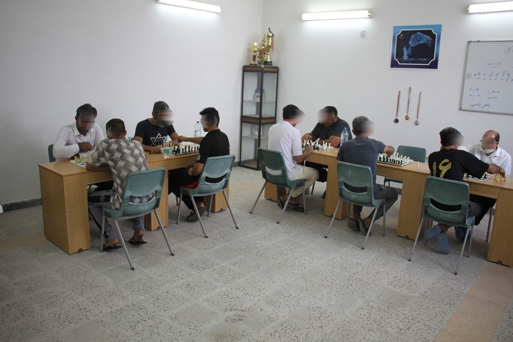 برگزاری مسابقات شطرنج ششمین المپیاد ورزشی مددجویان زندان مرکزی بوشهر