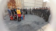 کلاس آموزش اطفای حریق در ندامتگاه ورامین برگزار شد