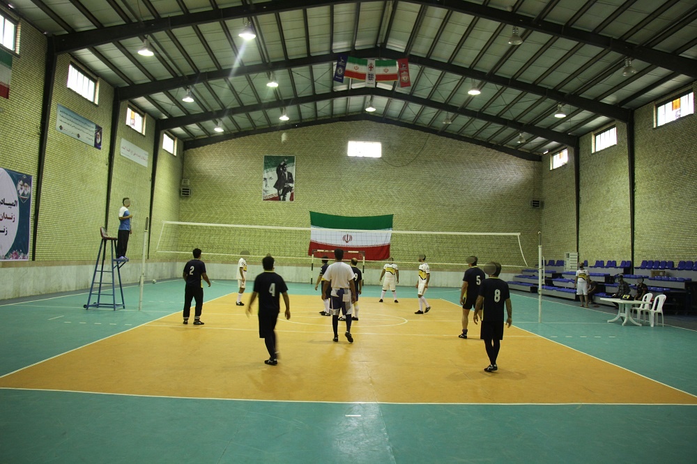 برگزاری مسابقات والیبال ششمین دوره المپیاد ورزشی مددجویان زندان مرکزی بوشهر