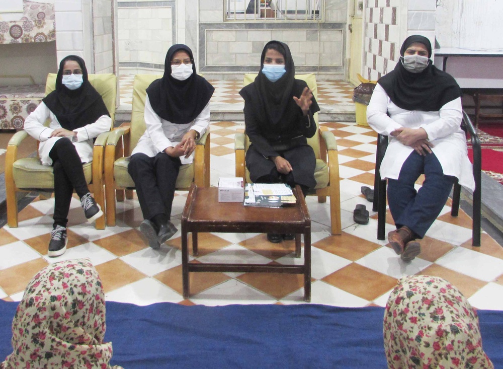 برگزاری کلاس آموزشی مقابله با آنفولانزا در بند نسوان زندان زاهدان
