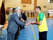 تجلیل از نفرات و تیم‌های برتر کارکنان ورزشکار در زندان‌های استان اصفهان
