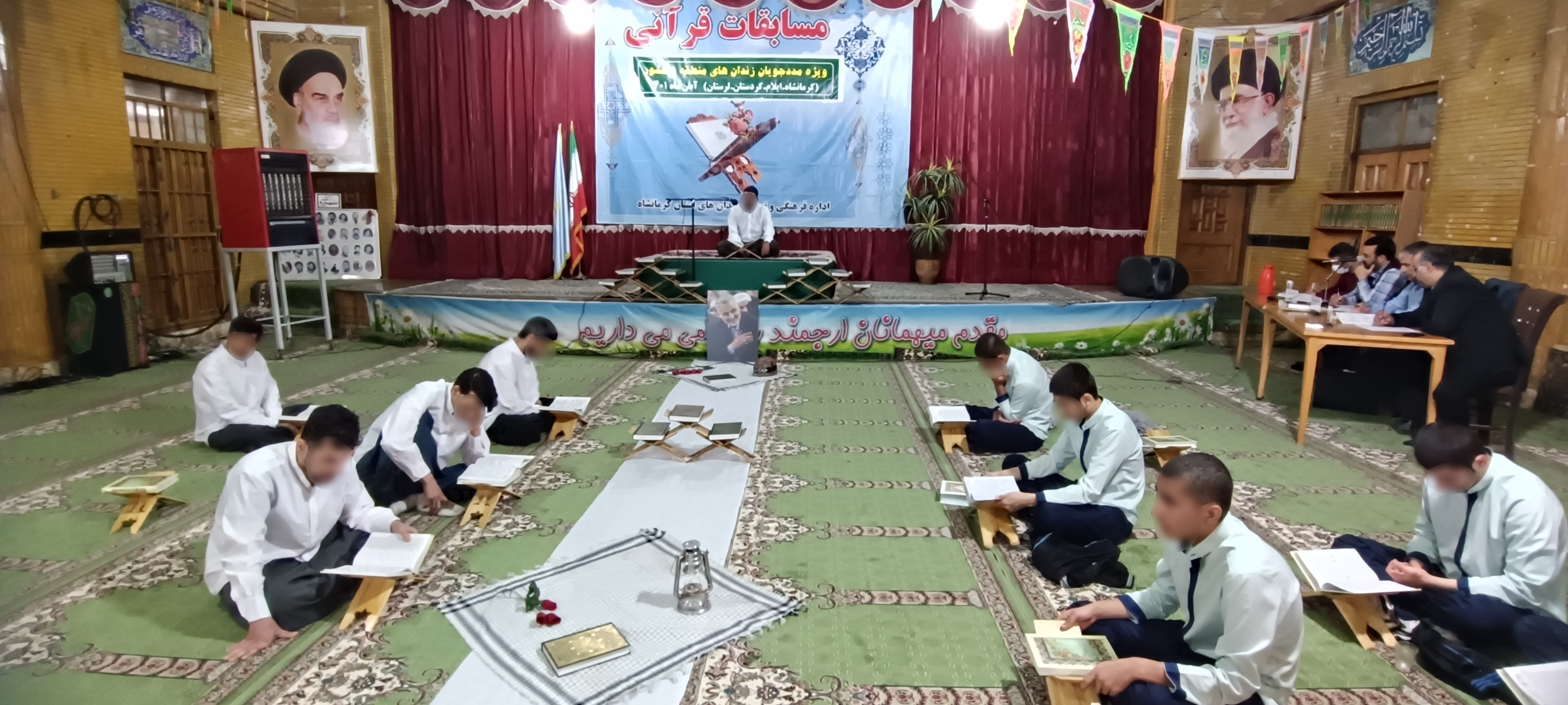 دومین دوره مسابقات قرآن کریم ویژه مددجویان منطقه ۵ کشوری در زندان مرکزی کرمانشاه نیز برگزار شد