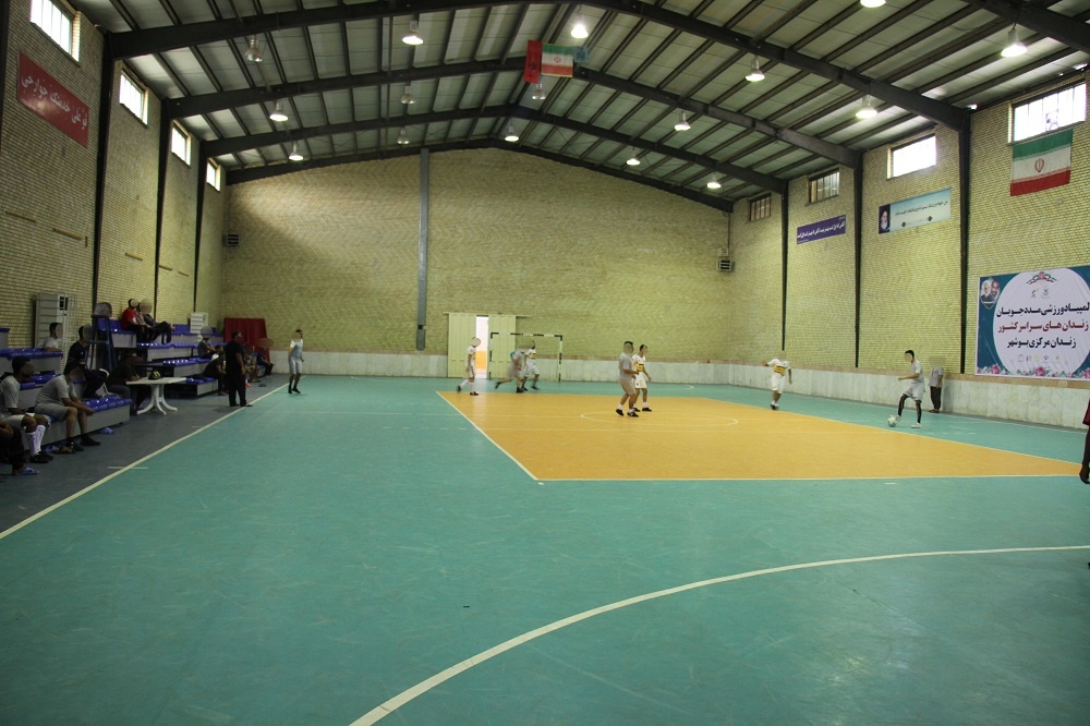 برگزاری مسابقات فوتسال ششمین دوره المپیاد ورزشی مددجویان زندان مرکزی بوشهر