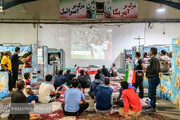 روایت تصویری دیدار «ایران و انگلیس» درمیان مددجویان زندان قزلحصار