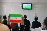 تصاویر: تماشای بازی کشورمان ایران با ولز در میان مددجویان «زندان سمنان»
