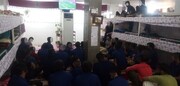 تصاویر: تماشای بازی کشورمان ایران با ولز درمیان مددجویان ‌«زندان مرکزی بوشهر»