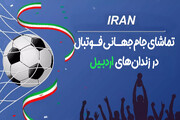 تصاویر: تماشای بازی کشورمان ایران با ولز در میان مددجویان«زندان‌های استان اردبیل»