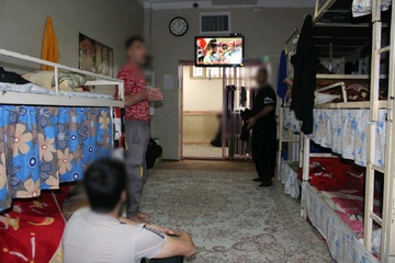 گزارش تصویری از بازی ایران و ولز در زندان ایلام