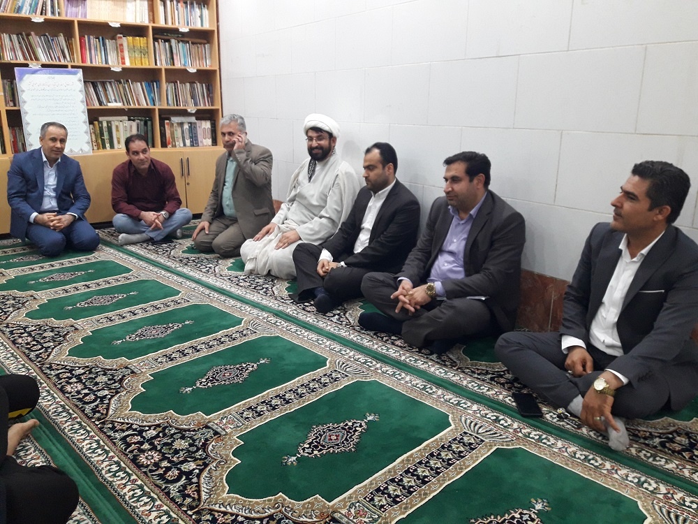 بازدید روحانی اعزامی حوزه علمیه قم از کانون اصلاح وتربیت بوشهر