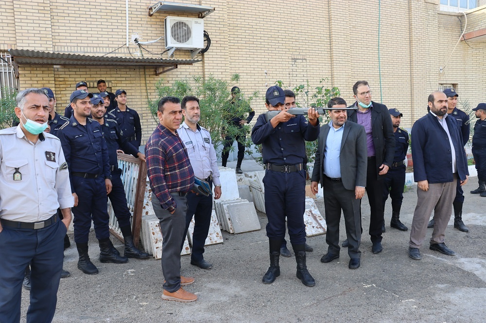 مسابقات تفنگ بادی ویژه کارکنان و سربازان وظیفه زندان دشتستان 