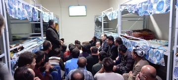 بازی فوتبال ایران وآمریکا در زندان های استان آذربایجان غربی