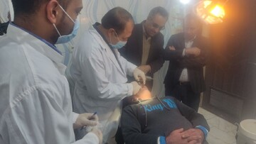 ارائه خدمات رایگان دندانپزشکی توسط پزشک گروه جهادی در اردوگاه حرفه آموزی و کاردرمانی استان اصفهان