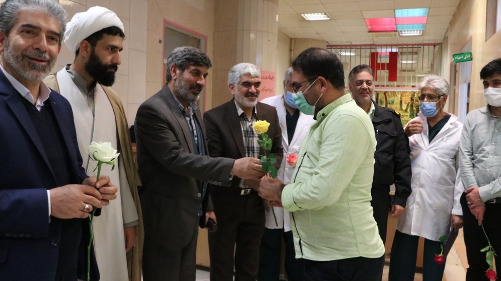 تجلیل از مدافعان سلامت در زندان مرکزی اصفهان 
