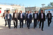 رئیس‌کل دادگستری استان بوشهر  و هیات همراه از زندان دشتی بازدید کردند