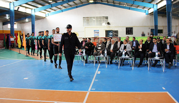 برگزاری آیین افتتاحیه اولین المپیاد ورزشی سربازان وظیفه زندان‌های استان یزد